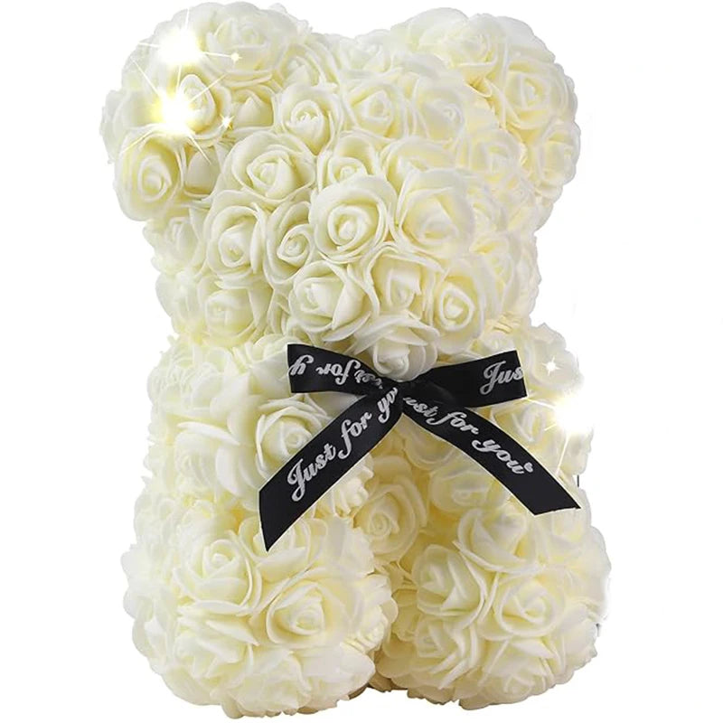  Rose Flower Teddy Bear Valentines Day 