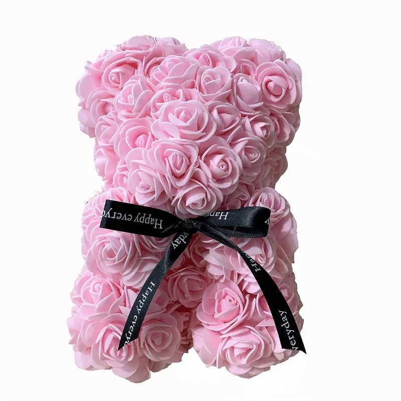  Rose Flower Teddy Bear Valentines Day 