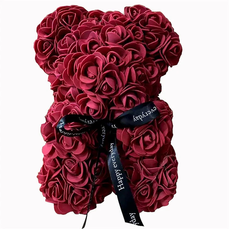  Rose Flower Teddy Bear Valentines Day 