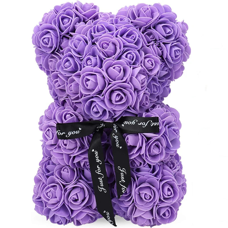  Rose Flower Teddy Bear Valentines Day 